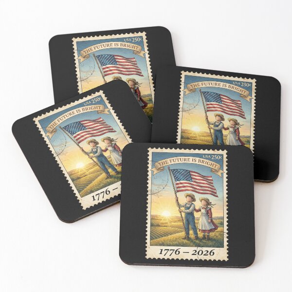 Item preview, The Future is Bright | USA 250 American Dream Stamp designed and sold by G350.