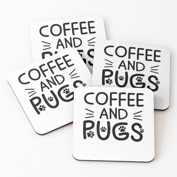 Item preview, Coffee and Pugs Dog Lover Pug Mom Coffee Lover designed and sold by gunaone-design.