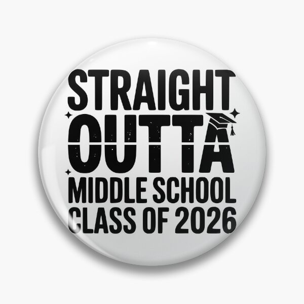 Item preview,  Straight Outta Middle School Graduation designed and sold by Charaff.