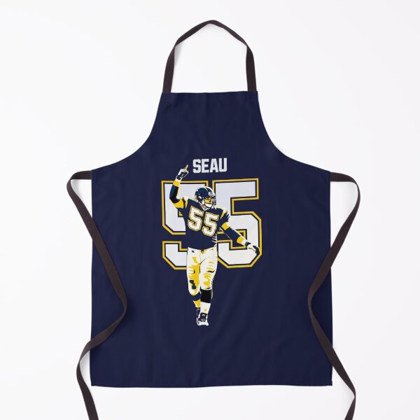 Item preview, Junior Seau San Diego Chargers #55 Vintage Football Art designed and sold by TheArtOfCar.