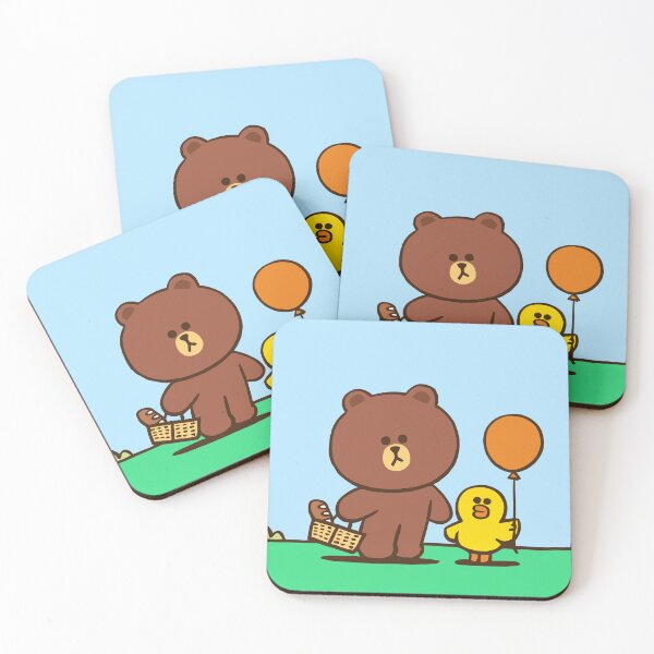 Item preview, LINE Friends Brown – T-shirts, Mugs, Stickers, and More | Cony, Sally & Friends designed and sold by Billy Morfo™.