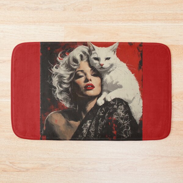 Item preview, Beautiful girl with a cat. designed and sold by Natalia-Vlad.