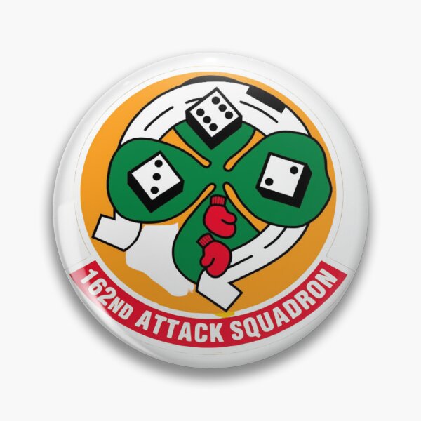 Item preview, Official Patch of the 162nd Attack Squadron designed and sold by CharlieDesings.