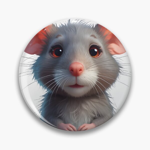 Item preview, Adorable Blue Rat Character Sticker designed and sold by Teewave-Ashish.