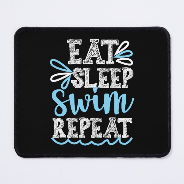 Item preview, Eat Sleep Swim Repeat Swimmer Gift designed and sold by GetGoodFit.