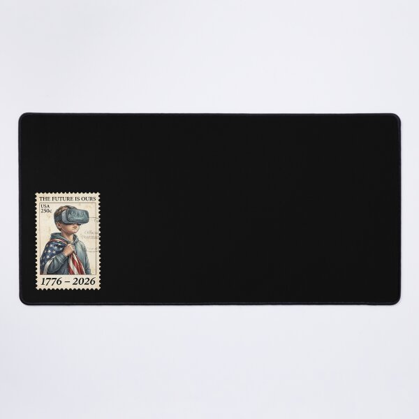Item preview, The Future is Ours | USA 250 VR Technology Stamp designed and sold by G350.