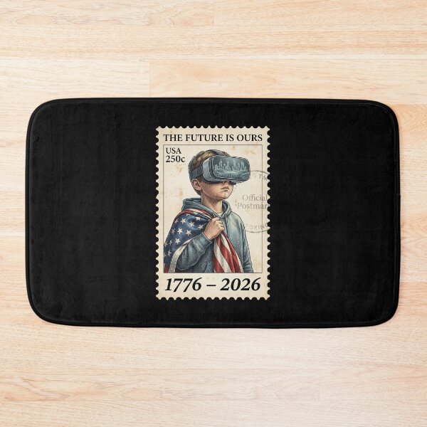 Item preview, The Future is Ours | USA 250 VR Technology Stamp designed and sold by G350.