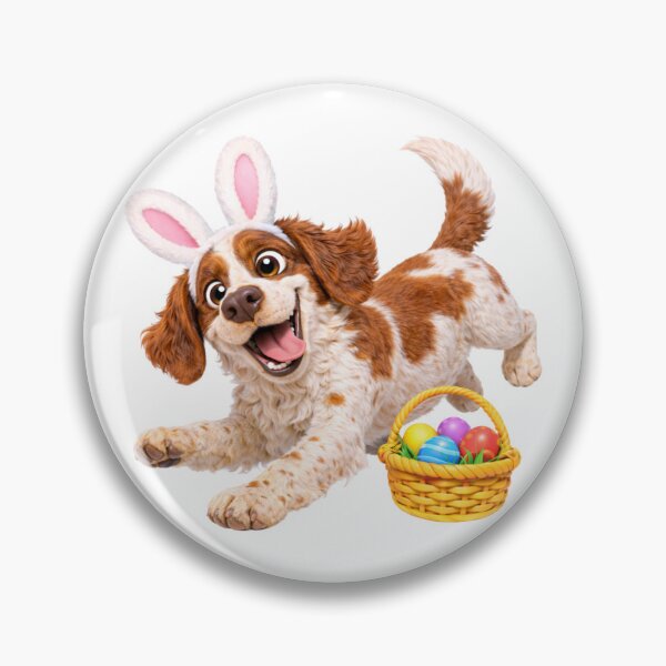 Item preview, Easter Irish Red And White Setter designed and sold by Sillytoe.