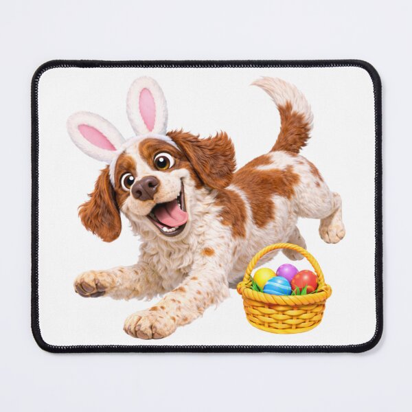 Item preview, Easter Irish Red And White Setter designed and sold by Sillytoe.