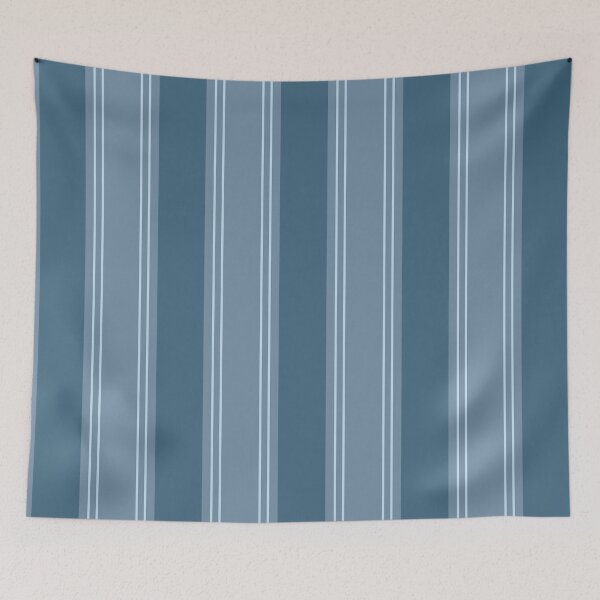Item preview, Blue Wide and Thin Vertical Stripes Pattern designed and sold by iCraftCafe.
