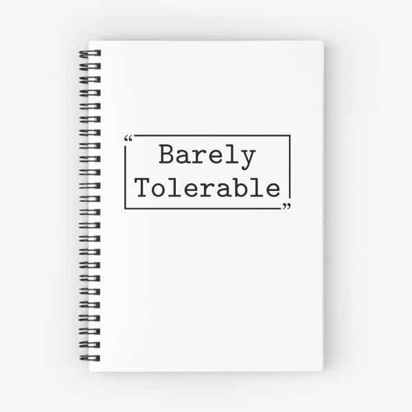 Item preview, Barely Tolerable Funny Sarcastic Introvert Humor Antisocial  designed and sold by gunaone-design.