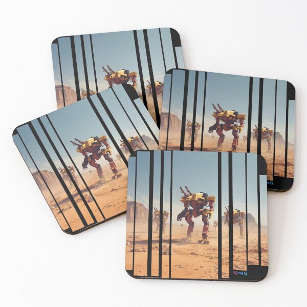 Item preview, Mechs rotos en Synthwave Desert 2 designed and sold by Neon G.