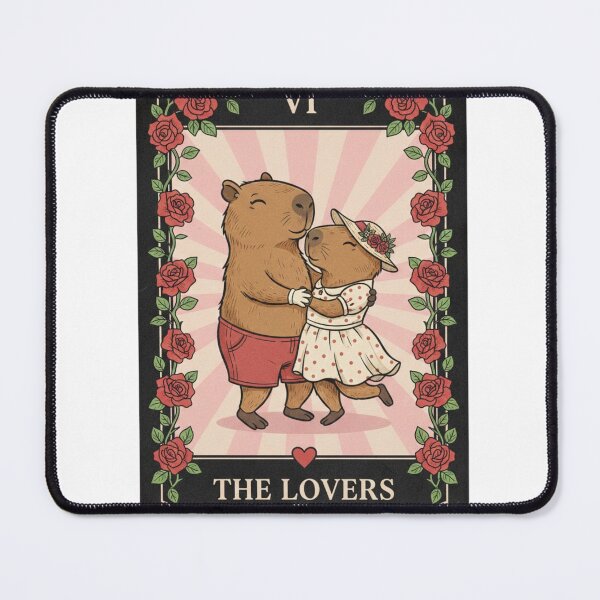 Item preview, Tarot Capybara – Mystic Card Reader Cute Capybara Tarot Lovers Design designed and sold by MS Pod Studio.