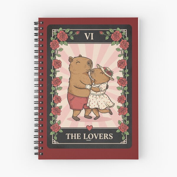 Item preview, Tarot Capybara – Mystic Card Reader Cute Capybara Tarot Lovers Design designed and sold by MS Pod Studio.