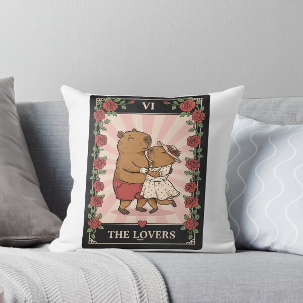 Item preview, Tarot Capybara – Mystic Card Reader Cute Capybara Tarot Lovers Design designed and sold by MS Pod Studio.