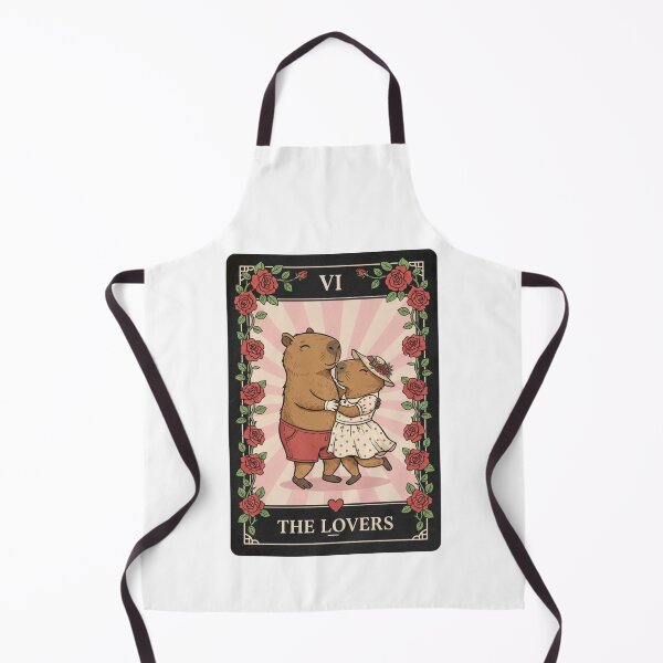 Item preview, Tarot Capybara – Mystic Card Reader Cute Capybara Tarot Lovers Design designed and sold by MS Pod Studio.
