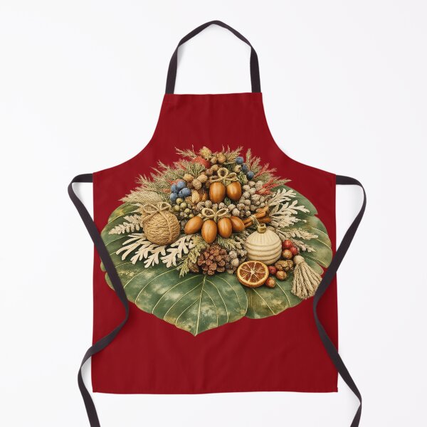 Item preview, Natural Boho Botanical Holiday Art on Tropical Leaf designed and sold by NatureFloralArts.