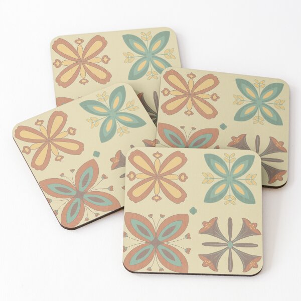 Item preview, retro tiles designed and sold by CherryBHDesign.