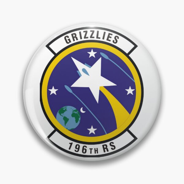 Item preview, Official Patch of the 196th Reconnaissance Squadron "Grizzlies" designed and sold by CharlieDesings.