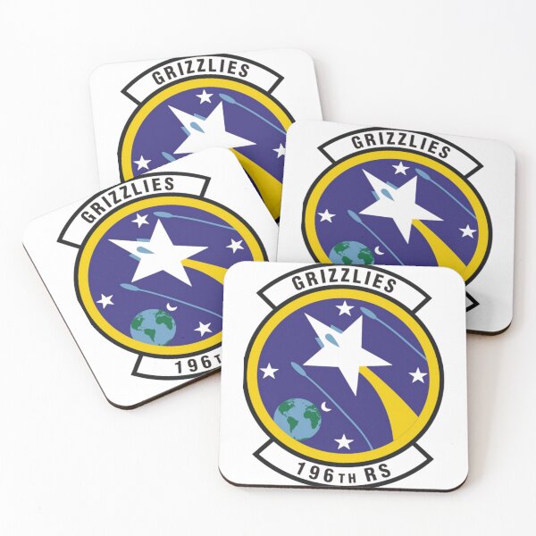 Item preview, Official Patch of the 196th Reconnaissance Squadron "Grizzlies" designed and sold by CharlieDesings.