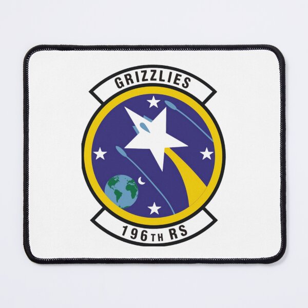 Item preview, Official Patch of the 196th Reconnaissance Squadron "Grizzlies" designed and sold by CharlieDesings.
