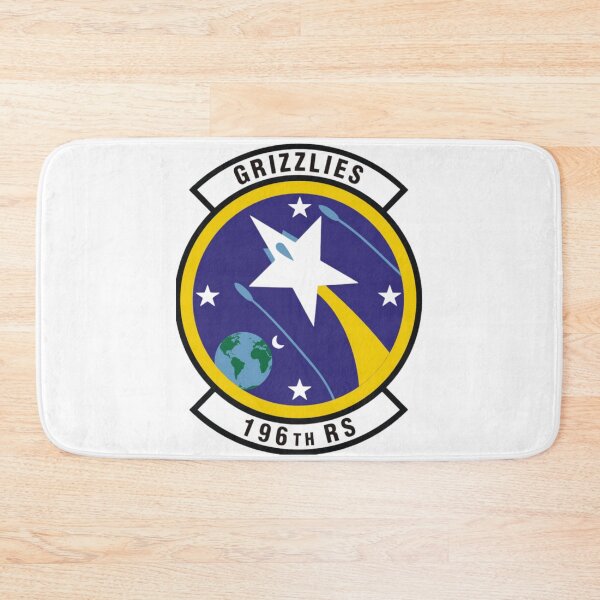 Item preview, Official Patch of the 196th Reconnaissance Squadron "Grizzlies" designed and sold by CharlieDesings.