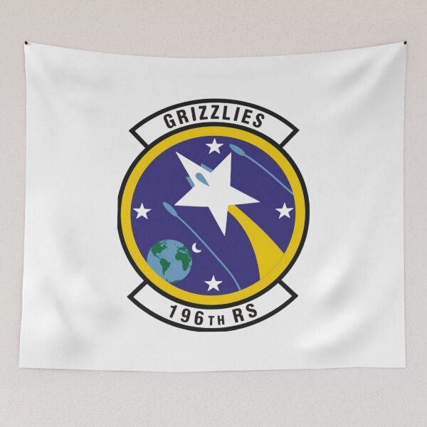 Item preview, Official Patch of the 196th Reconnaissance Squadron "Grizzlies" designed and sold by CharlieDesings.