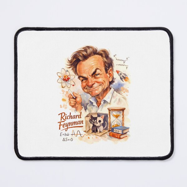 Item preview, Richard Feynman designed and sold by Sarcastic designs.