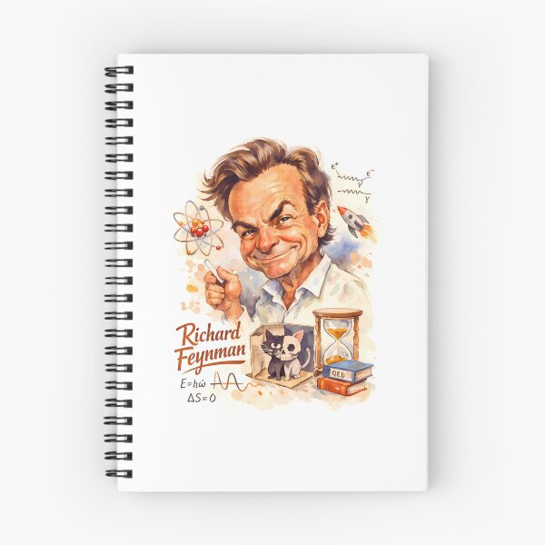 Item preview, Richard Feynman designed and sold by Sarcastic designs.
