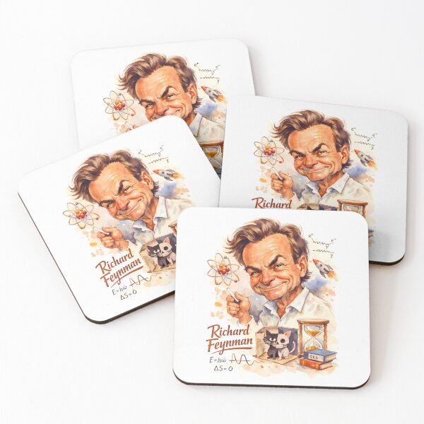 Item preview, Richard Feynman designed and sold by Sarcastic designs.