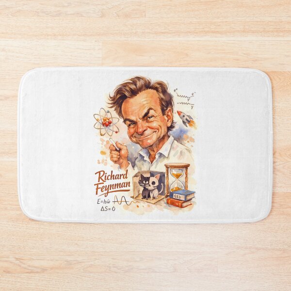 Item preview, Richard Feynman designed and sold by Sarcastic designs.