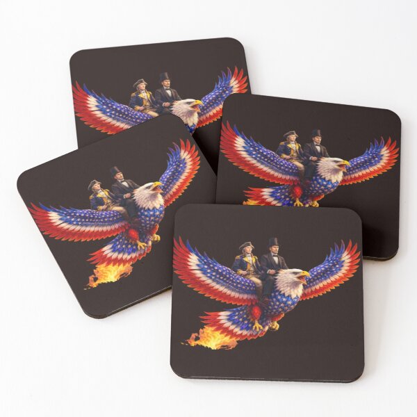 Item preview, Founding Fathers on Patriotic Eagle designed and sold by Create Nest.