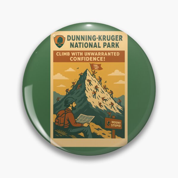 Item preview, Visit Dunning-Kruger National Park designed and sold by FoxBaine Designs.