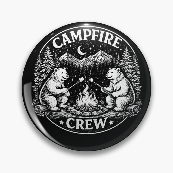 Artikelvorschau, Campfire Crew Bears Camping entworfen und verkauft von PrintHorizonD.