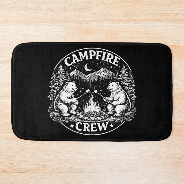 Artikelvorschau, Campfire Crew Bears Camping entworfen und verkauft von PrintHorizonD.