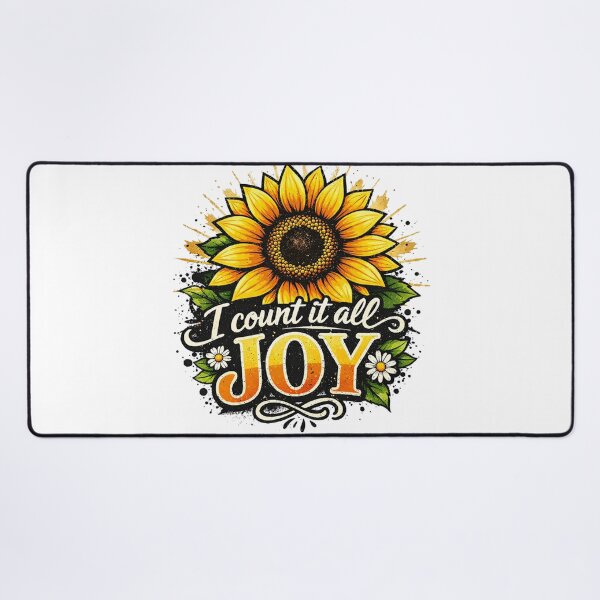 Item preview, I count it all JOY - Vibrant Sunflower James 1:2 Graphic designed and sold by Faithloveshop.