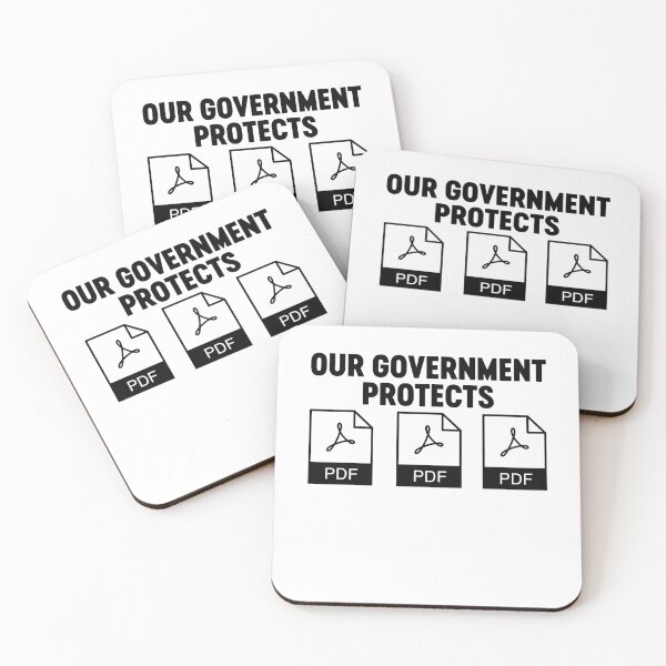 Item preview, Our Government Protects Funny PDF designed and sold by gunaone-design.