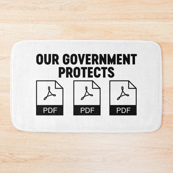 Item preview, Our Government Protects Funny PDF designed and sold by gunaone-design.