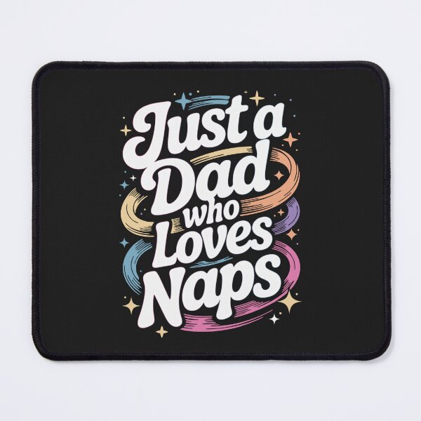Item preview, DAD Nap Lover: Whimsical Typography Design designed and sold by cabana.space.