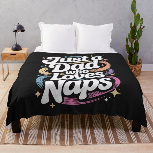 Item preview, DAD Nap Lover: Whimsical Typography Design designed and sold by cabana.space.