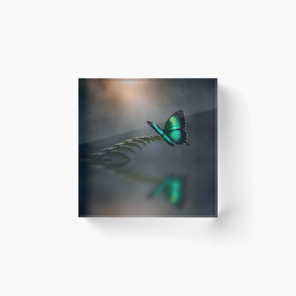 Item preview, Emerald butterfly with background  designed and sold by Szilbox.