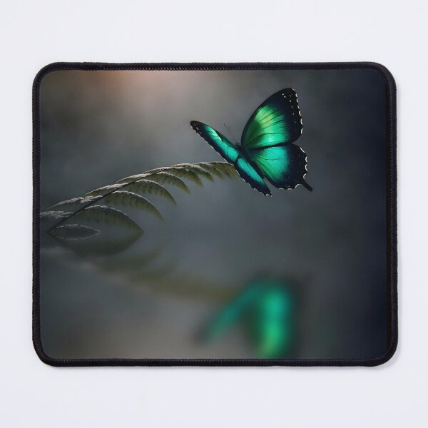 Item preview, Emerald butterfly with background designed and sold by Szilbox.