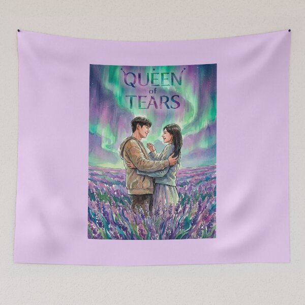 Item preview, Queen of Tears  K-drama tv show poster designed and sold by PatyEmiko.
