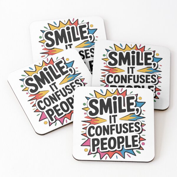Item preview, Smile It Confuses People Funny Classic T-shirt designed and sold by PaulaArtworks.