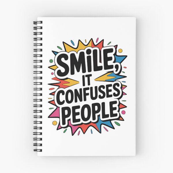 Item preview, Smile It Confuses People Funny Classic T-shirt designed and sold by PaulaArtworks.