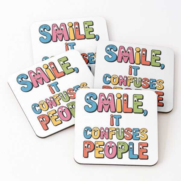 Item preview, Smile It Confuses People Funny Classic T-shirt designed and sold by PaulaArtworks.