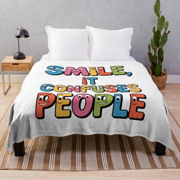 Item preview, Smile It Confuses People Funny Classic T-shirt designed and sold by PaulaArtworks.