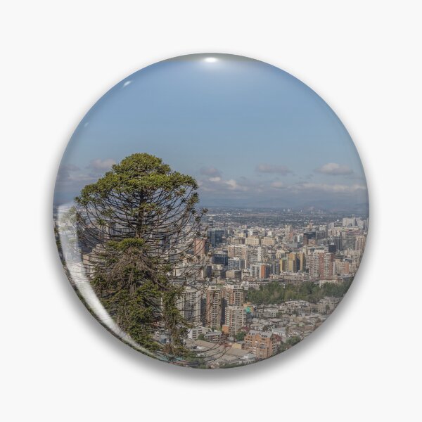 Item preview, Chile. Santiago. Cityscape. View from San Cristóbal Hill.  designed and sold by vadim19.