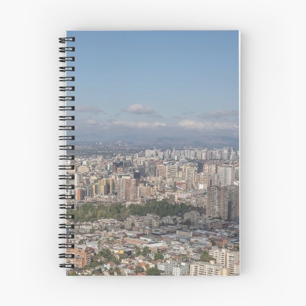 Item preview, Chile. Santiago. Cityscape. View from San Cristóbal Hill.  designed and sold by vadim19.