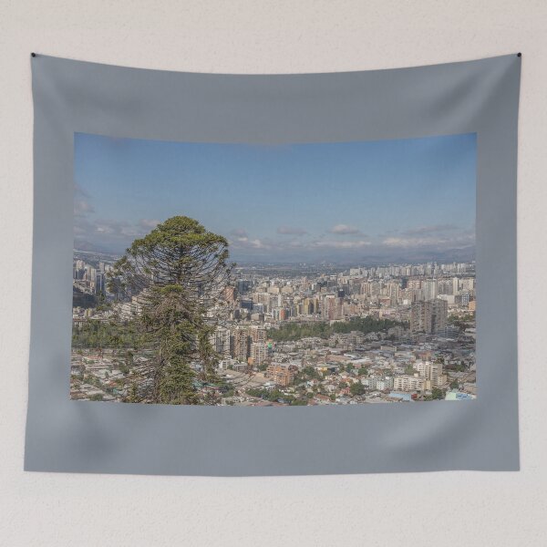 Item preview, Chile. Santiago. Cityscape. View from San Cristóbal Hill.  designed and sold by vadim19.